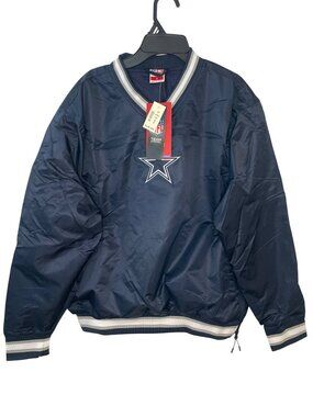 Ultra Game Dallas Cowboys Navy Jacket NFL Team Apparel Men's Sz S MSRP$70 NWT